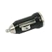 Black Compact Car Socket Universal USB Mini Car Charger Adapter for digital cameras, PDAs, mobile phones