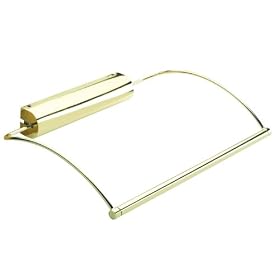 OttLite T17PB4 Libson Art Lamp in Polished Brass