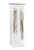 Dress or Suit Garment Bag Long in White Poly (54x15x20) by Whitney Design