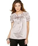 BCBG MAX AZRIA - BCBGMAXAZRIA Sateen Blouse