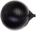 Kerick Valve PF08-025 Polyethylene Sphere Float Ball, 8" Diameter, 8" Length, 1/4" Female Thread