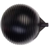Kerick Valve PF08-516 Polyethylene Sphere Float Ball, 8" Diameter, 8" Length, 5/16" Female Thread