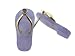Lavender Jade Flip-Flop Single Diamond Strap Sandal Earrings, 14k Gold