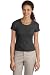 Ladies Short Sleeve Scoop Neck Sweater