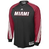 Heat adidas NBA On Court L/S Shooting Shirt - Men's