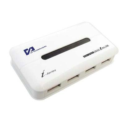New Cp Tech/Level One I-Series Usb 2.0 4-Ports Hub External Hot-Pluggable Led Indicators