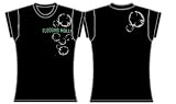 Flogging Molly - Vertical Shamrock Imprints Girly T-Shirt Officially Licensed Cotton T-Shirt Apparel Merchandise