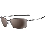 Oakley Men's Nanowire 4.0 Iridium Polarized Sunglasses,Light Frame/Tungsten Lens,one size