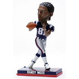 New England Patriots Randy Moss Forever Collectibles Photo Base Bobble Head