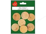 Lara's Wood Disk 1" 7 pc
