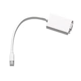 EnjoyGadgets Mini DisplayPort to VGA Adapter, for Macbook, Macbook Pro/Air, Mac/Mac Mini, iMac, 1080P, Plug-n-Play, Whiteby EnjoyGadgets