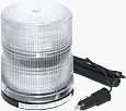 Tomar 824MBSC-1228 Multi Strobe Double/Quad Flash w/ Mag. Mount & 10' Straight Cord Clear 12 - 28VDC
