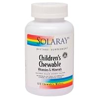 Solaray - Children's Multi - Cherry, 120 chewable tablets