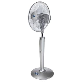 Soleus Air FSH-40G 16-Inch Back Lit Stand Fan, with Remote Control
