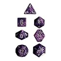Chessex Dice: Polyhedral 7-Die Speckled Dice Set - Hurricane