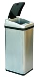 iTouchless 13 Gallon Rectangular Extra-Wide Stainless Steel Automatic Sensor Touchless Trash Can