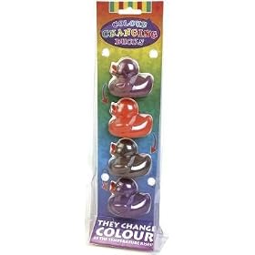 Four pack of Colour Changing Rubber Ducks