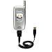 Coiled Power Hot Sync and Charge USB Data Cable w/ Tip Exchange for the Samsung SCH-A530 - Gomadic Brand Coiled Power Hot Sync and Charge USB Data Cable w/ Tip Exchange for the Samsung SCH-A530 - Gomadic Brand