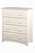 Beatrice 4 Drawer Chest In White Finish By Storkcraft Baby Furniture