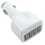 MS Energy 4 port USB Car Charger for iPhone, iPod, GPS, HTC, tablets and more