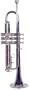 Lauren Beginner Trumpet Outfit - Silver-plated