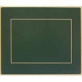 Set of 6 Place Mats - Bottle Green