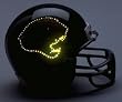 Jacksonville Jaguars Fiber Optic Mini Helmet - Football Sports Merchandise