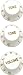 STRAT KNOB SET WHITE