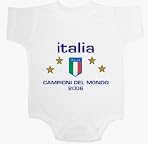 italia Campioni del Mondo Baby Ultrasoft Onesie