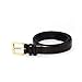 0211 - Marco LTD Mens Feather Edge Leather Dress Belt Black