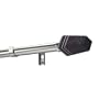 Levolor Metro Rod Set, Mahogany with Satin Nickel Accents, 3/4-Inch Diameter, 66 to 120-Inch Width