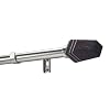 Levolor Metro Rod Set, Mahogany with Satin Nickel Accents, 3/4-Inch Diameter, 66 to 120-Inch Width