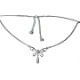 Belly Back Waist Chain Dragonfly Small - Medium
