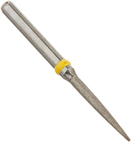 ValuDiamond V-863/012XF Economic Line of Diamond Burs, Single Use/Multi-Use, Flame (889/009, 862/010, S862/012, 861/012, 862/012, 863/012, 861/014, 862/014, 862/016, 862L/018), Extra Fine (Pack of 10)