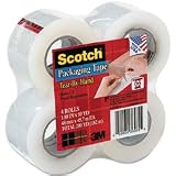 3M/COMMERCIAL TAPE DIV. / Premium tear-by-hand clear packaging tape, 48mm x 45.7m, 4 rolls/pack / MMM38424 / Sold as 1 Pack / Mfr Part # 38424 \*/ Premium tear-by-hand clear packaging tape, 48mm x 45.