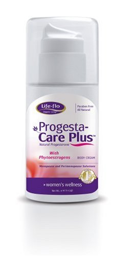 Life-Flo Progesta-Care Plus Natural Progesterone Body Cream, Menopause Solutions, with Phytoestrogens , 4 oz (113 g)