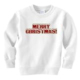 Merry Christmas Snow Topped Holiday Sweatshirt