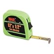 Promo Tape Measure, High Visibility - 12 Feet x 1/2 Inch