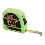 Promo Tape Measure, High Visibility - 12 Feet x 1/2 Inch