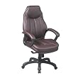 Black Office Star Deluxe Oversized Executive Faux Leather Chair