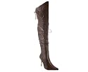 BRAIDED SNAKE STUD THIGH HIGH BOOT