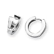 Diamond and Sterling Silver Earrings