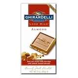 Ghirardelli Luxe Milk Chocolate Bar with Almonds, 3 oz