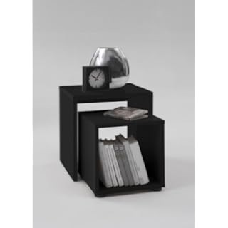 Beistelltische Beistelltisch-Set schwarz 45 cm Columban 3