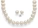 Freshwater Cultured Potato Pearl 9.0-10.0mm Necklace, 17", and  9.0-9.5mm Stud Earring Set