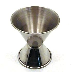 1 2 x 1 Ounce Stainless Steel Bar Jigger (04-0340) Category: Bar Jiggers by American Metalcraft