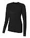 Duofold Women's Light Weight Thermatrix Performance Thermal Shirt, Black, Large