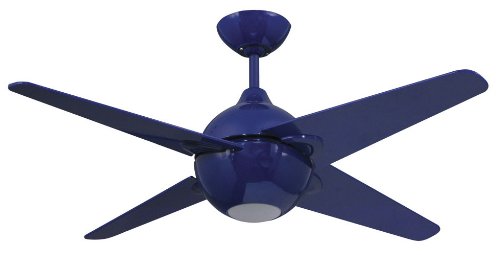 Yosemite Home Decor  Spectrum42CB 42-Inch Ceiling Fan with Light Kit, Cobalt Blue Finish