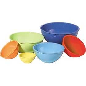 6 Piece Melamine Mixing Bowl Set 5278 by Oggi