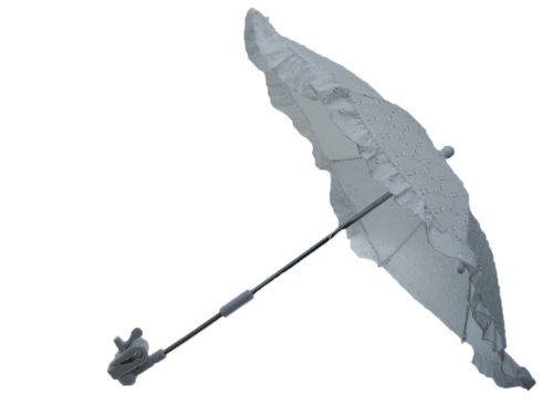 Clair De Lune BA White Universal Pram Parasol Clamp